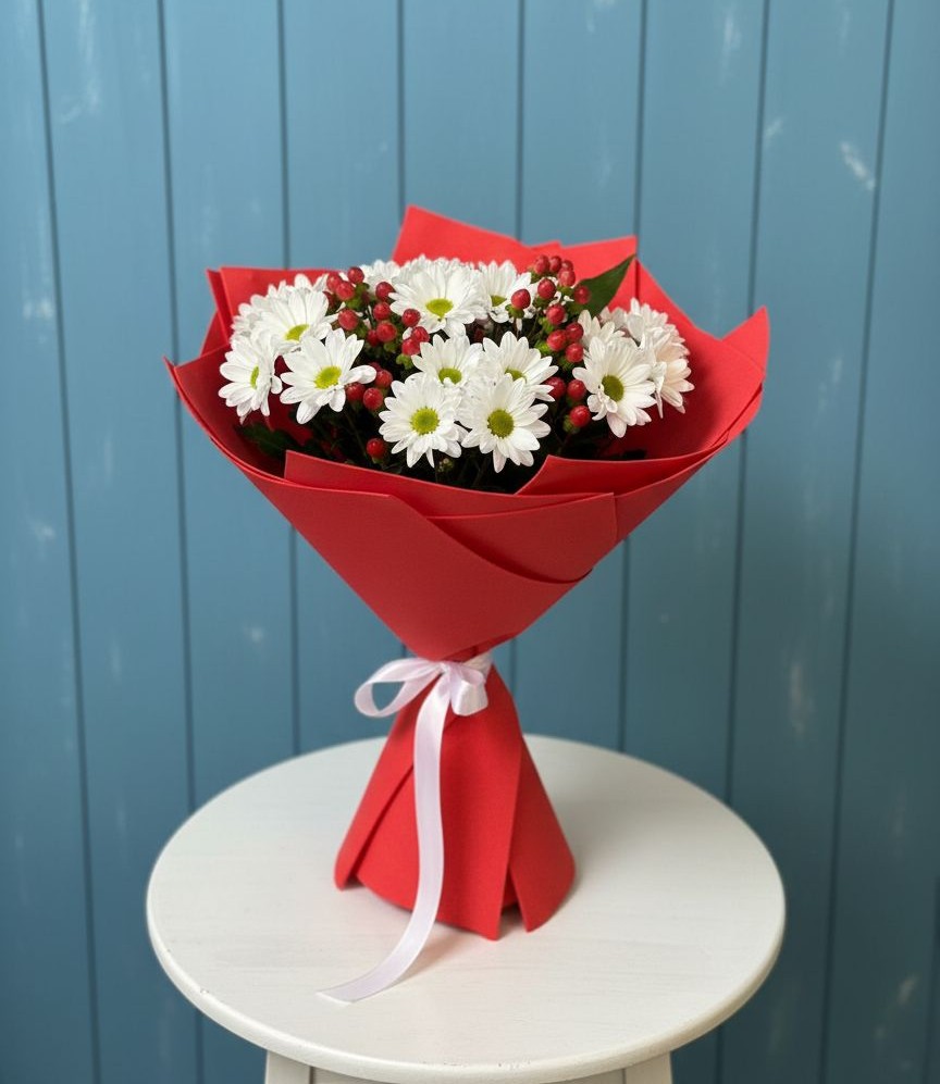 Букет цветов из: Хризантемы в Купянке