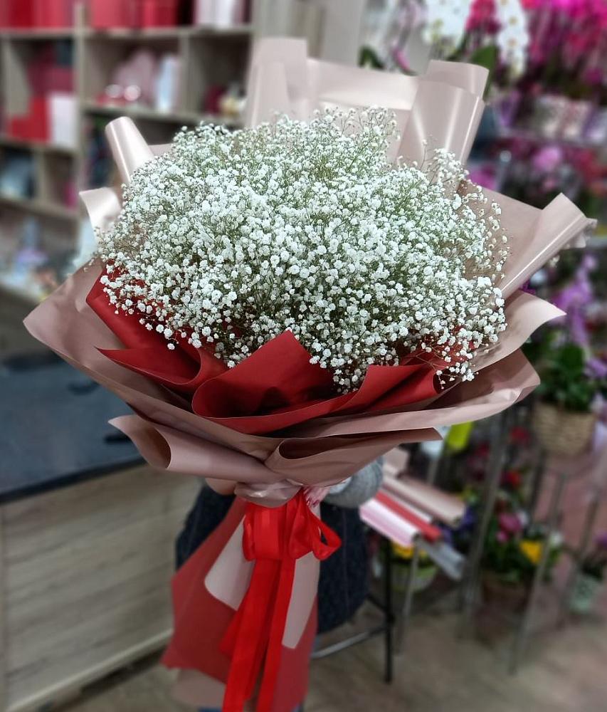 Букет Белые хлопья в Купянке Букет цветов из: Гипсофила в Купянке