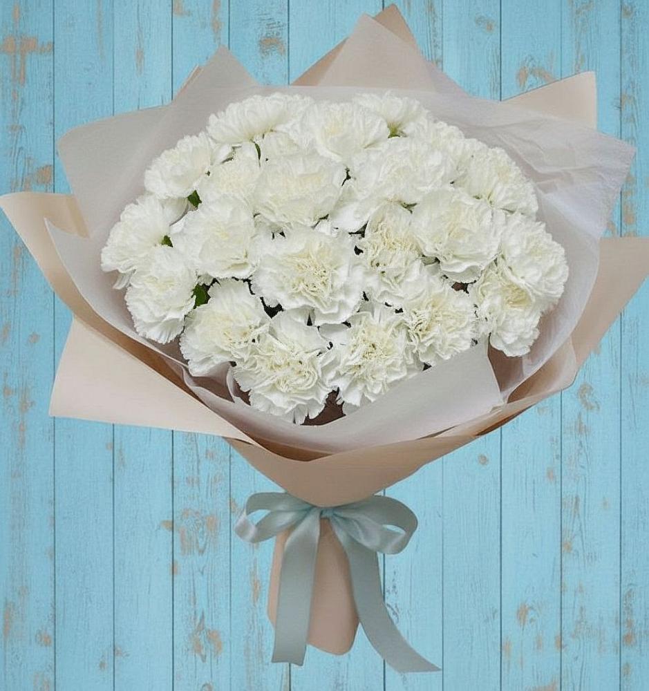 Букет цветов из: Гвоздики в Купянке