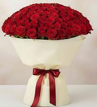 Букет 101 Красная роза Милано в Купянке