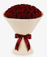 Букет 101 Бордовая роза Блэк Бакарра в Купянке