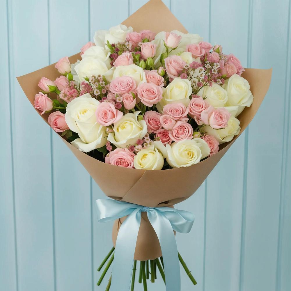 Букет цветов из: Розы в Купянке