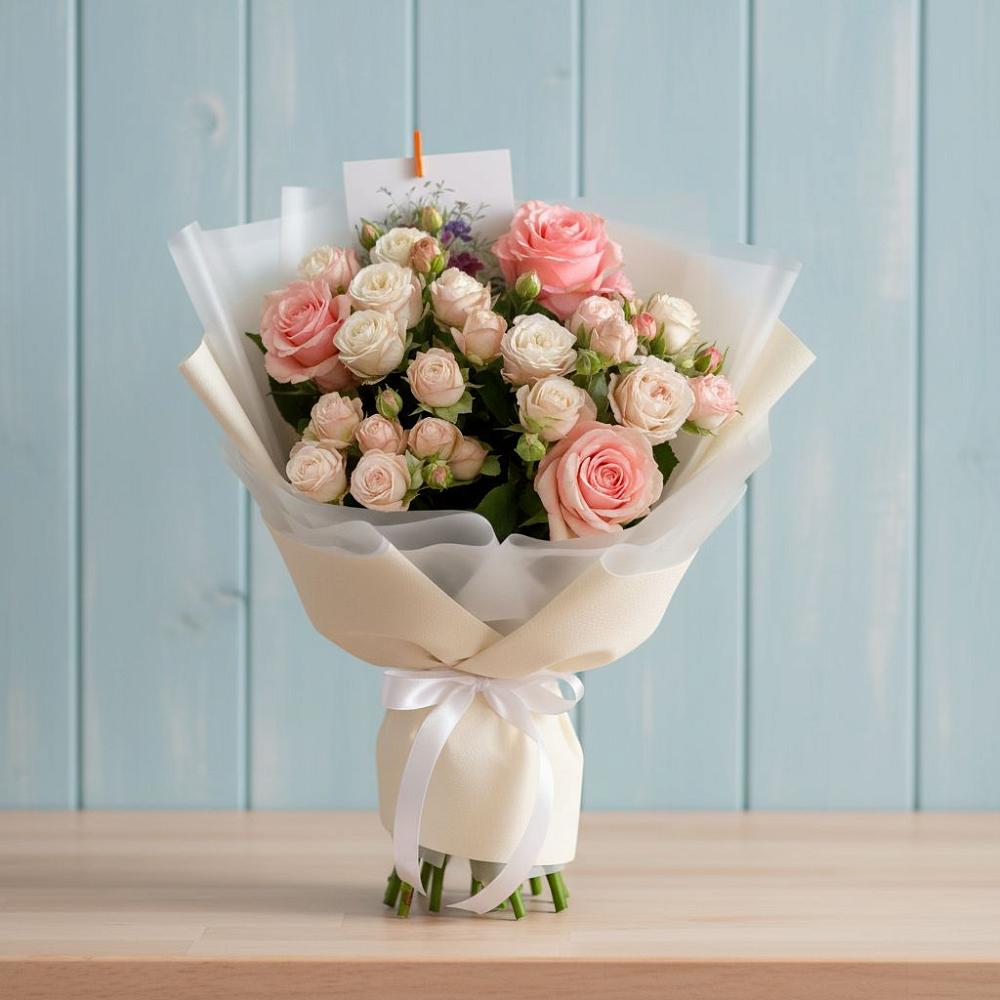 Букет цветов из: Розы в Купянке