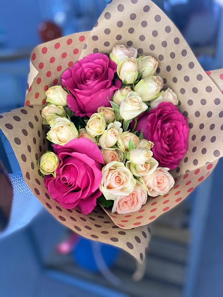 Букет цветов из: Розы в Купянке