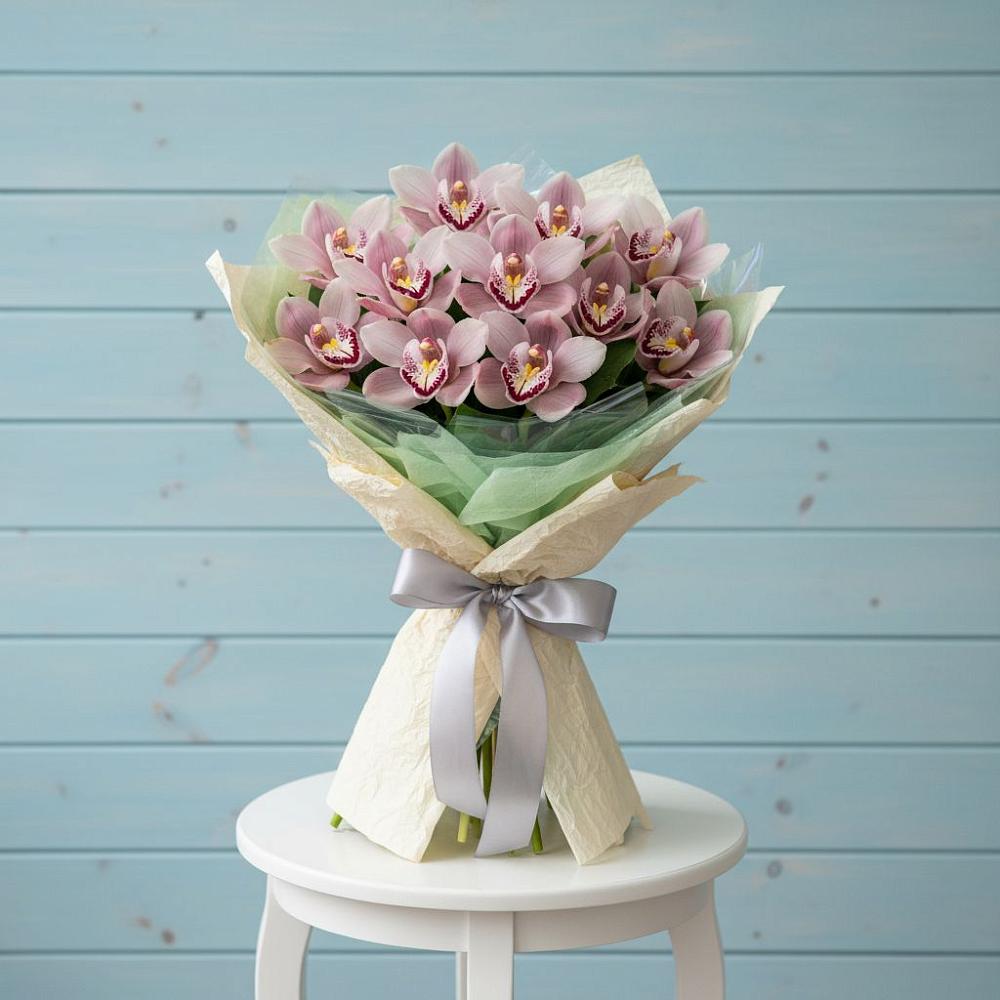 Букет цветов из: Орхидеи и Розы в Купянке