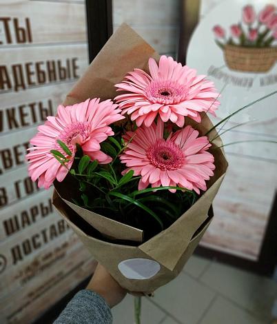 Букет цветов из: Герберы в Купянке