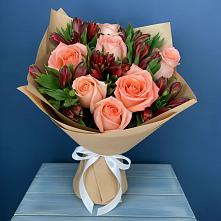 Букет цветов из:  Розы и Альстромерии #REPLACE_PRED# Купянке