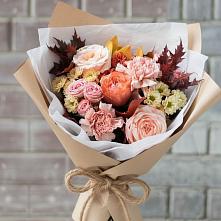 Букет цветов из:  Гвоздики, Хризантемы и Розы в Купянке