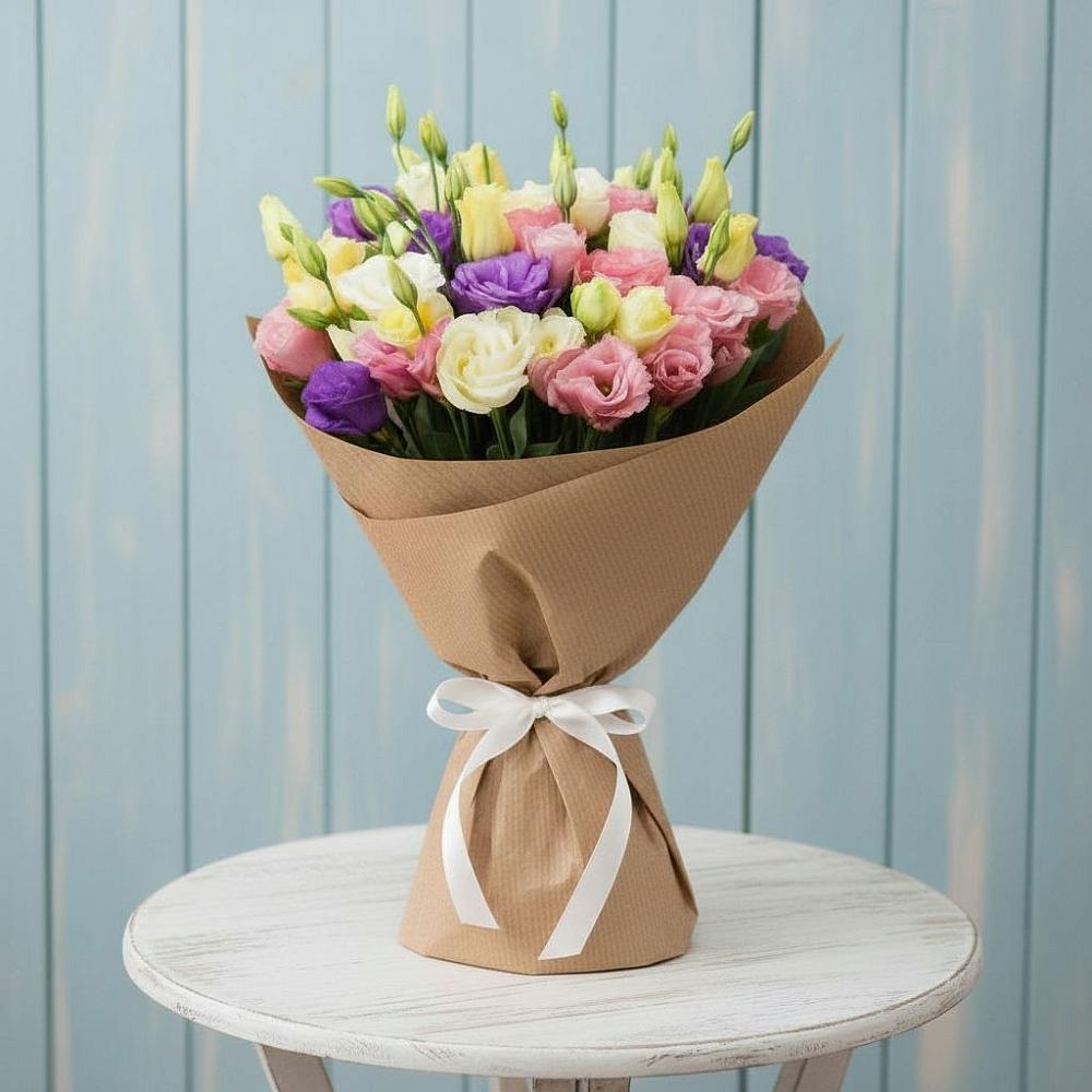 Букет цветов из: Лизиантусы в Купянке