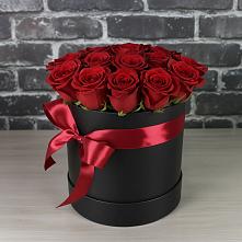 Цветочная композиция из Розы в шляпной коробке #REPLACE_PRED# Купянке