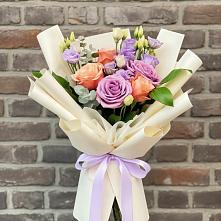 Букет цветов из:  Лизиантусы и Розы #REPLACE_PRED# Купянке