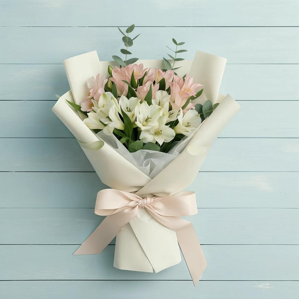 Букет цветов из: Альстромерии в Купянке