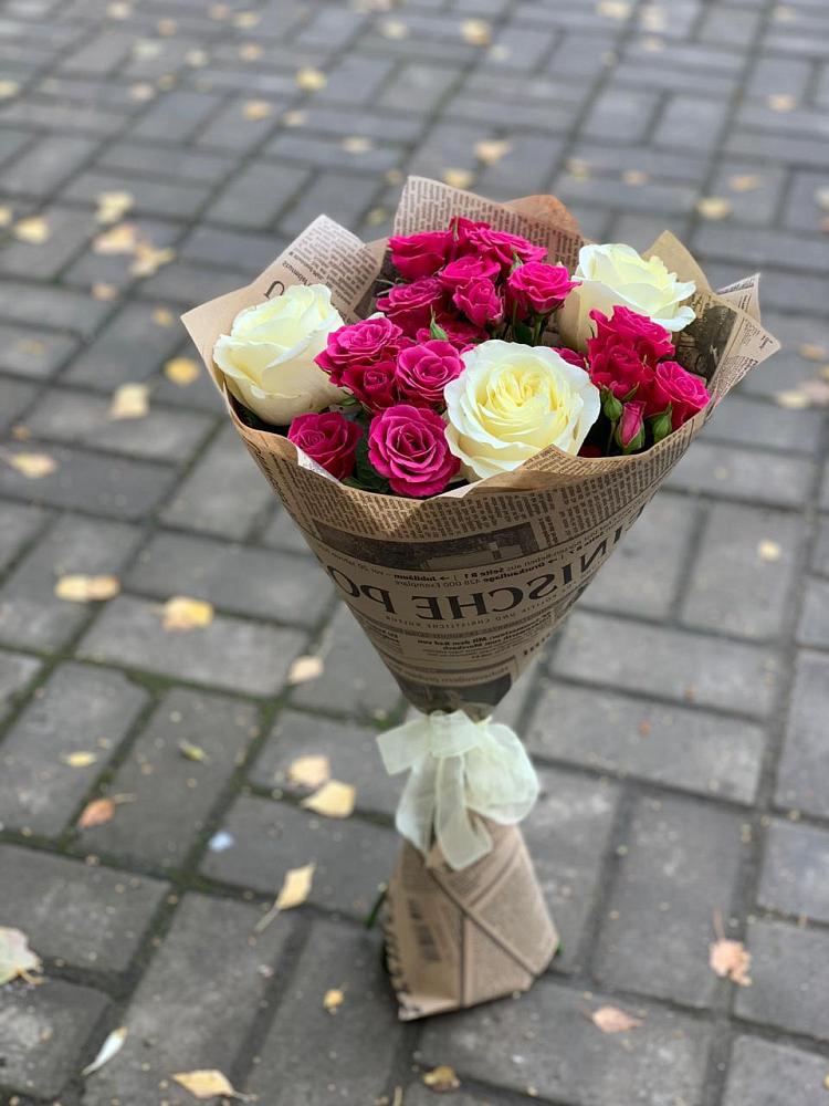 Букет цветов из: Розы в Купянке