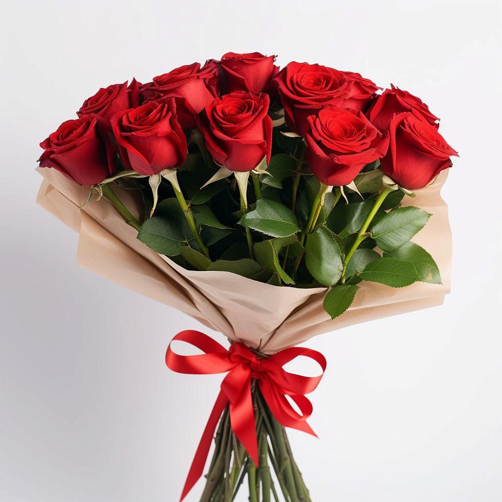 Букет 11 Красных роз Эдлесс Лав в Купянке