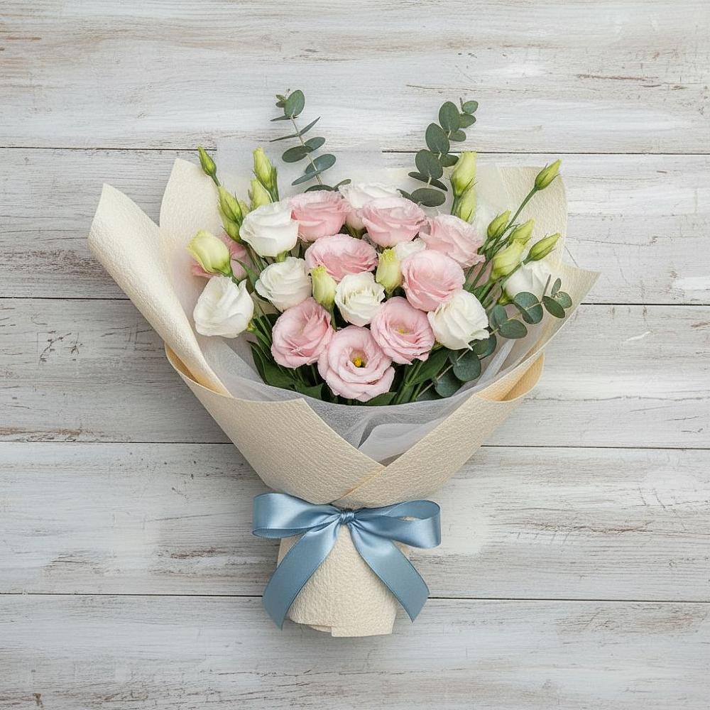 Букет цветов из: Лизиантусы в Купянке